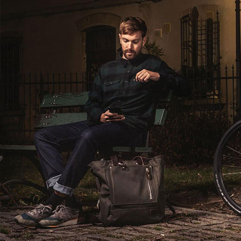 BMW R nineT 1200 Urban G/S (niedriger Auspuff) [2017-2023] - Namib 30L Canvas Rucksack